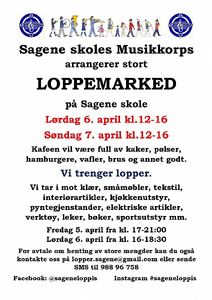 Loppemarkedplakat vår 2019